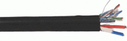 LAN-кабель категории 5E и F/UTP 4 пары с кабелем управления (комбинированный)