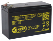 Аккумуляторная батарея Kiper GPL-1272 12V/7,2Ah